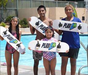 Group at Pool
