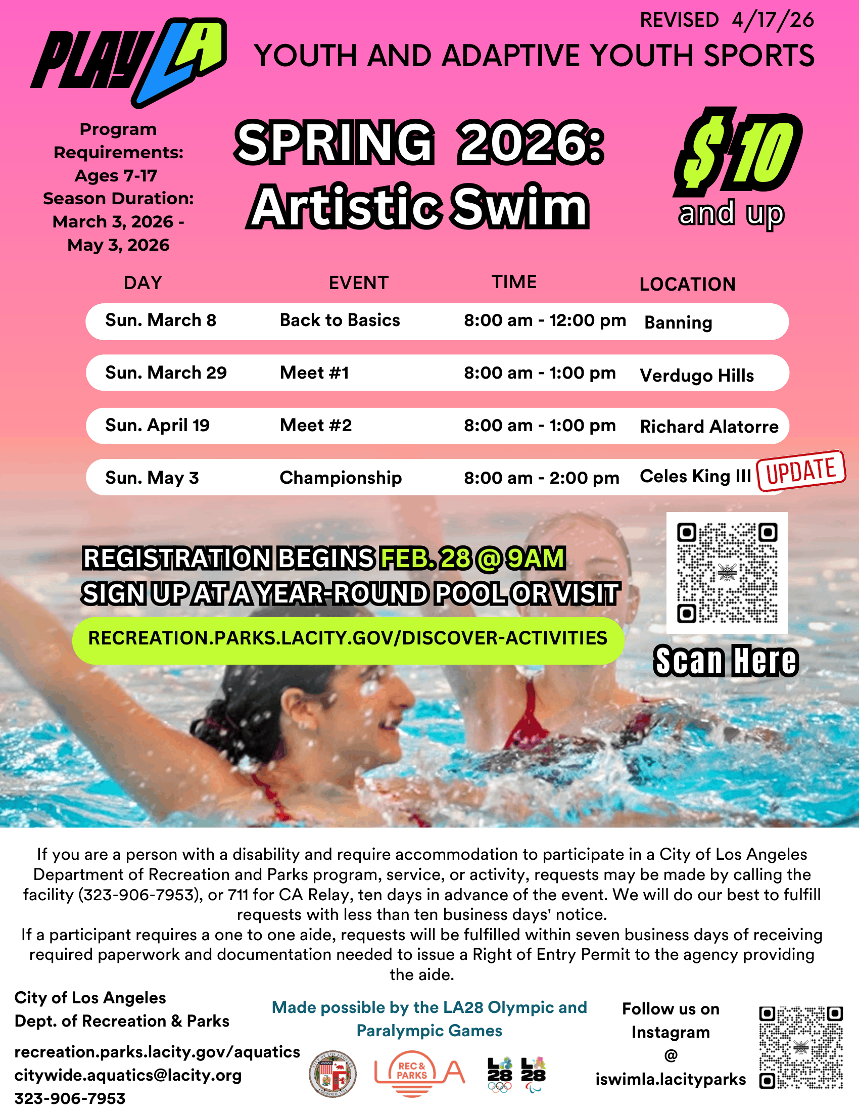 Artistic Swim flyer â€” view PDF