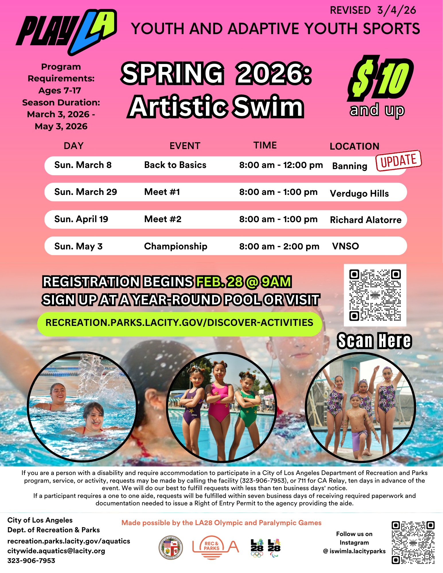 Artistic Swim flyer — view PDF